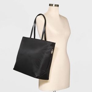 Athleisure Soft Tote Black Handbag - A New Day